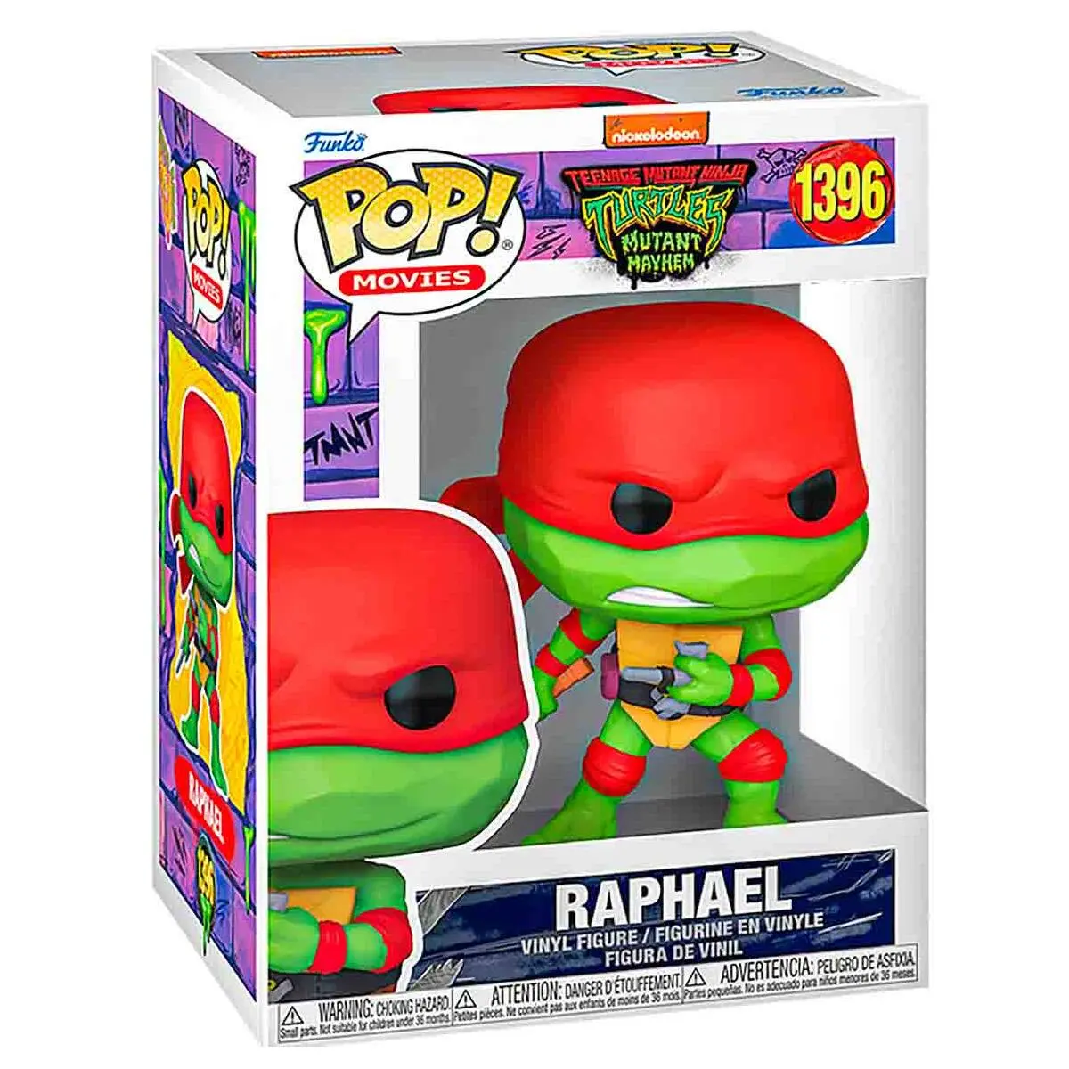Funko Pop! Movies: Teenage Mutant Ninja Turtles: Mutant Mayhem: Raphael Vinyl Figure #1396 1