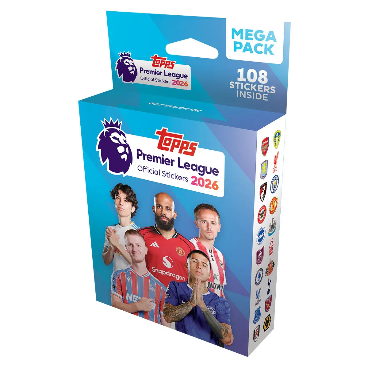 Topps Premier League 2026 Official Stickers Mega Pack 1