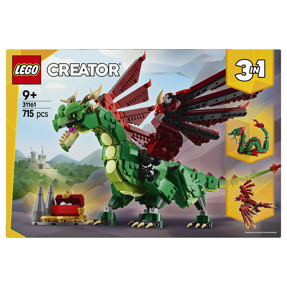 Lego Creator 3 In 1 Medieval Dragon Building Set 1