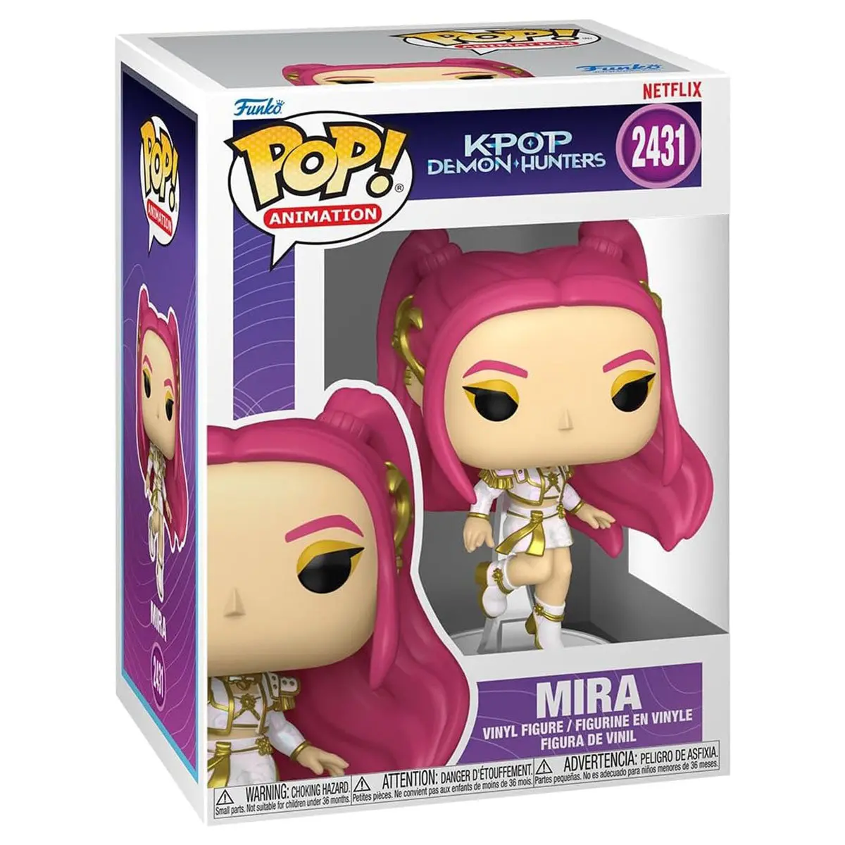 Funko Pop! Animation: K-Pop Demon Hunters: Mira (What It Sounds Like) Vinyl Figure #2431 1
