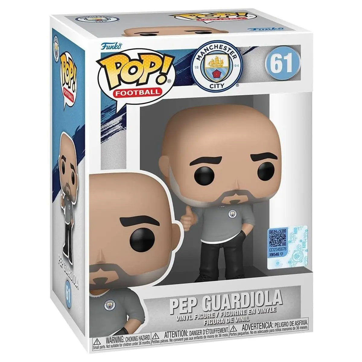 Funko Pop! Football: Manchester City Fc: Pep Guardiola Vinyl Figure #61 1