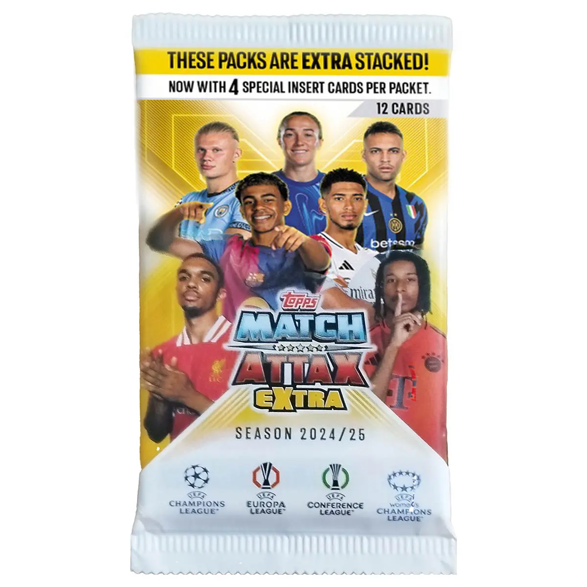 Topps Match Attax Extra Eufa 2025 Trading Cards Single Pack 1