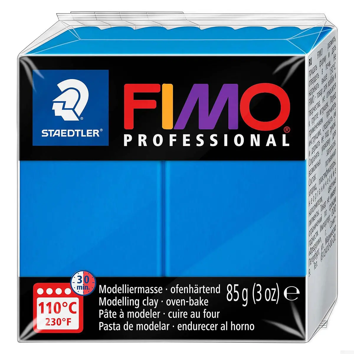 Staedtler Fimo Professional True Blue Oven-Bake Modelling Clay 85G 1