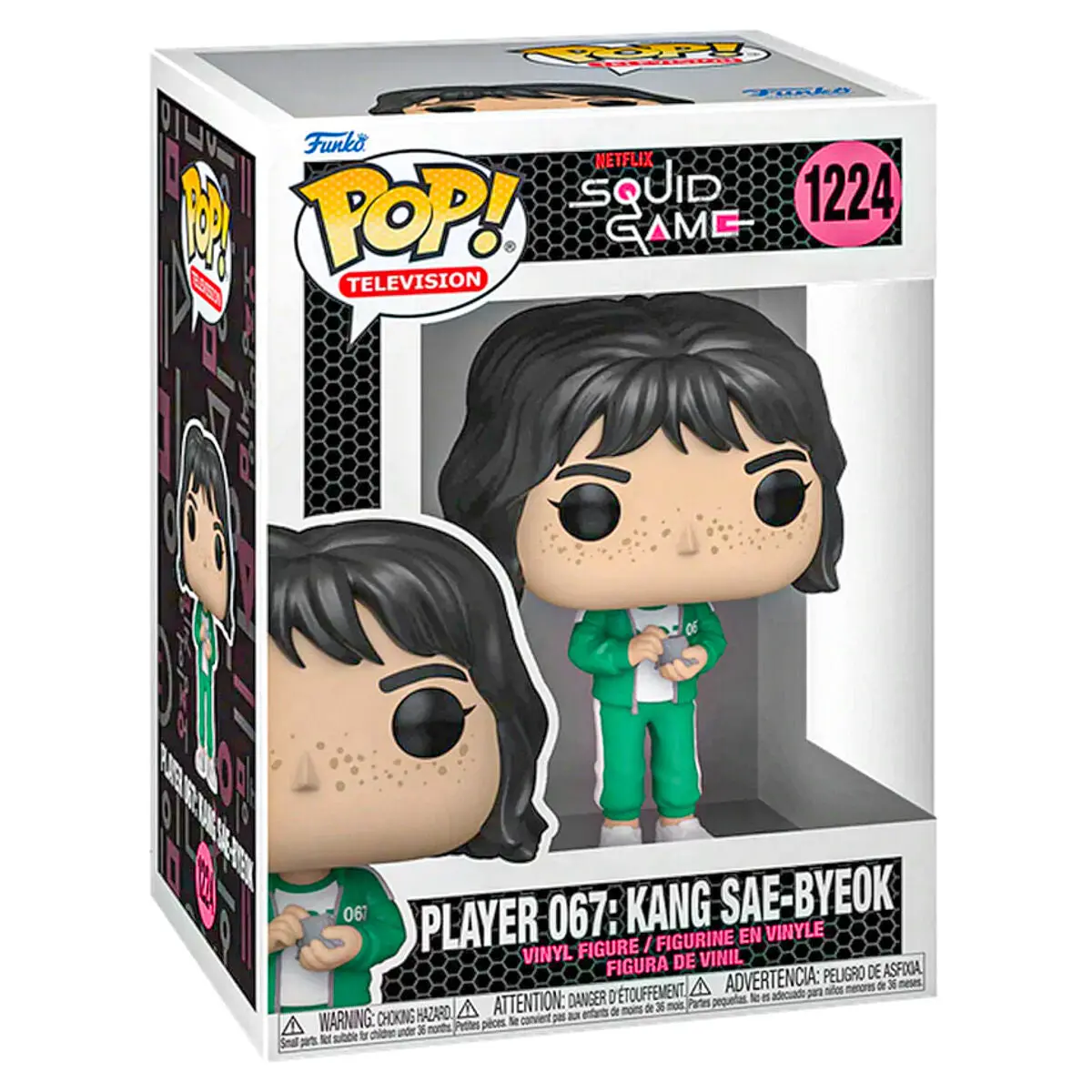Funko Pop! Television: Squid Game Player 067: Kang Sae-Byeok Vinyl Figure #1224 1