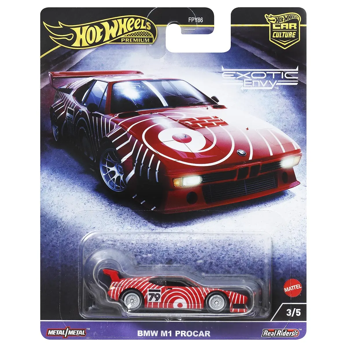 Hot Wheels Car Culture Exotic Envy (2024) - Bmw M1 Procar - 3/5 1