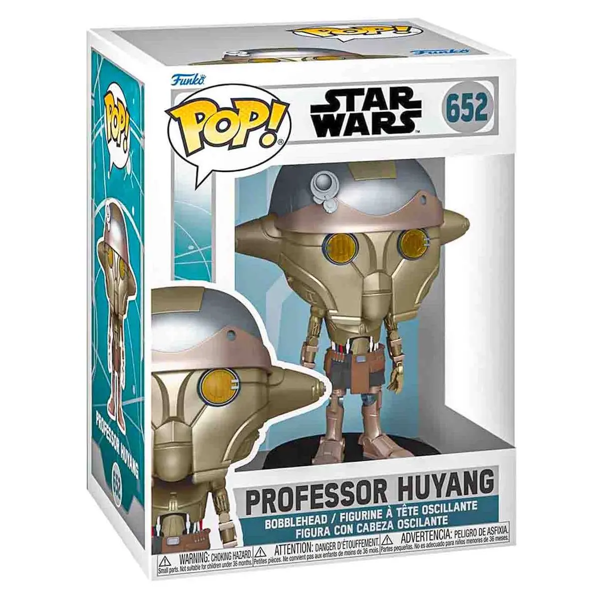 Funko Pop! Star Wars: Ahsoka: Professor Huyang Bobblehead Figure #652 1
