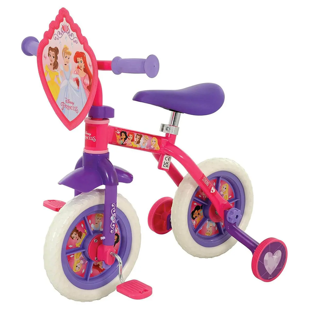 Disney Princess 2-In-1 10" Training Bike 1
