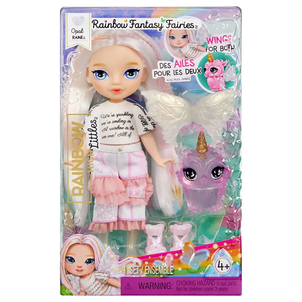 Rainbow High Littles: Rainbow Fantasy Fairies Opal Raine Doll 1