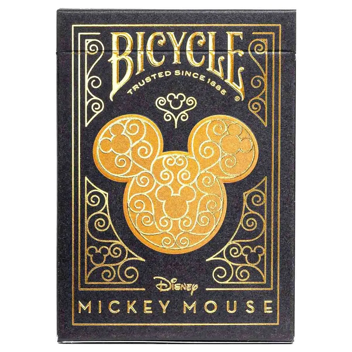Bicycle Disney Mickey Mouse Black & Gold Playing Cards 1