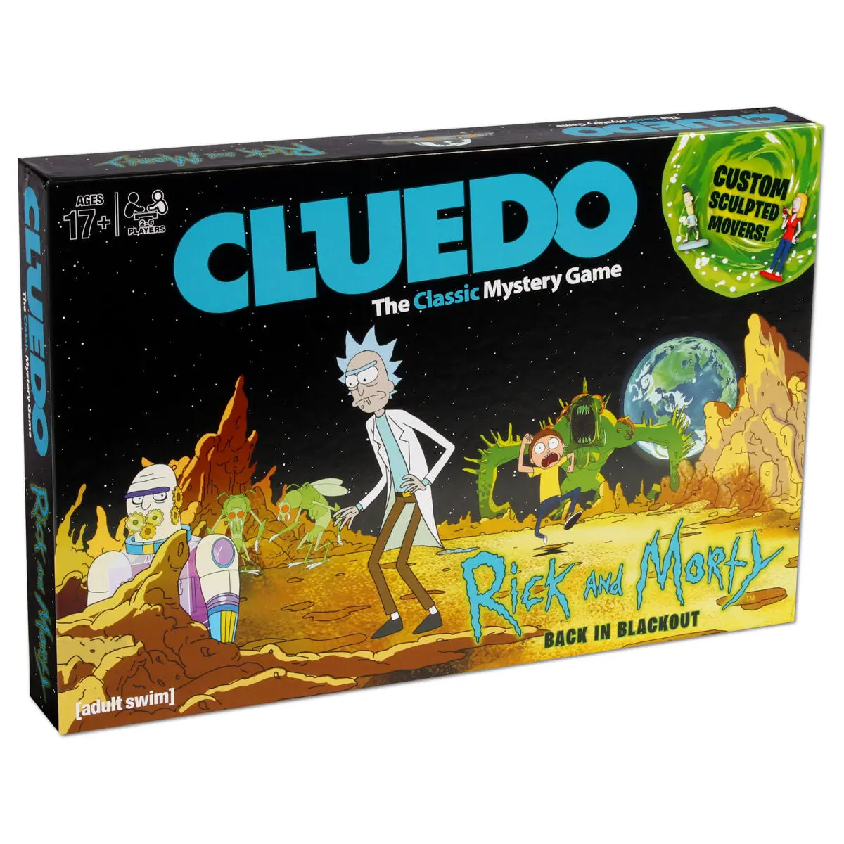 Cluedo Mystery Board Game Rick & Morty Edition 1