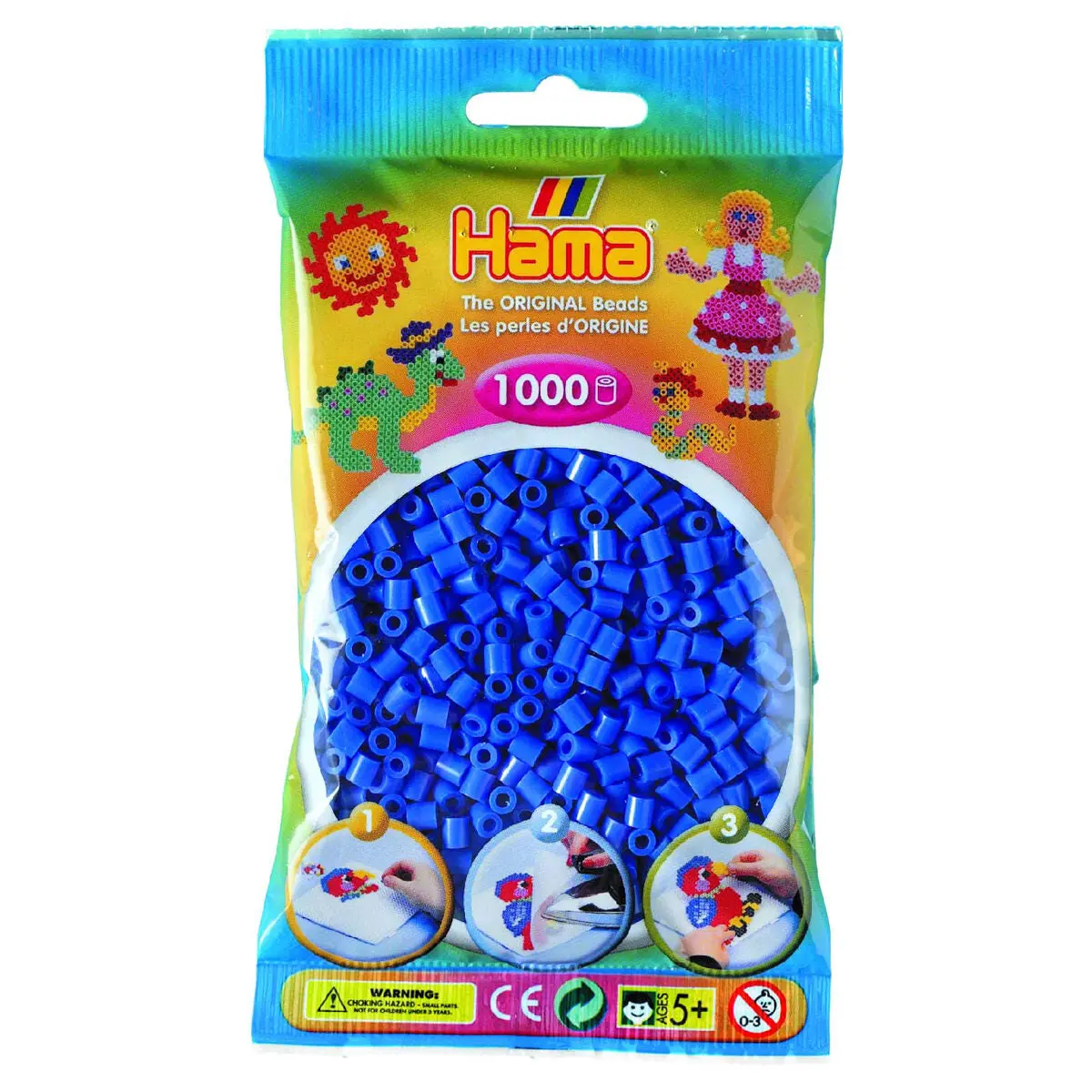 Hama Light Blue Midi Beads (1000 Pack) 1