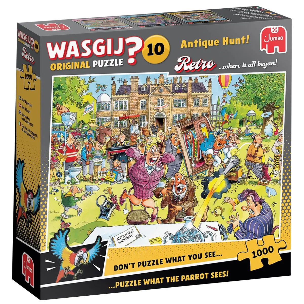 Wasgij Original Retro 10 Antique Hunt! 1000 Piece Jigsaw Puzzle 1