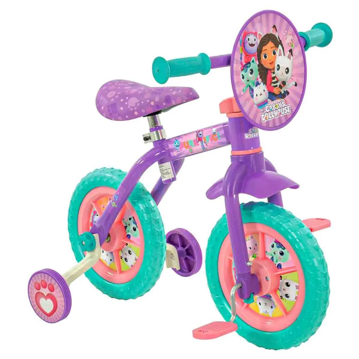 Gabby's Dollhouse 2-In-1 10" Training Bike 1