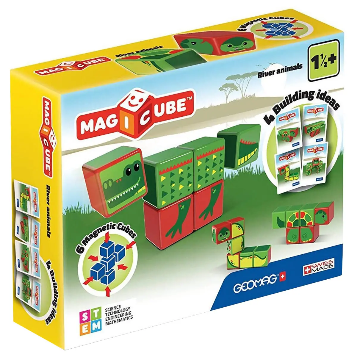 Geomag Magicube River Animals Set 1