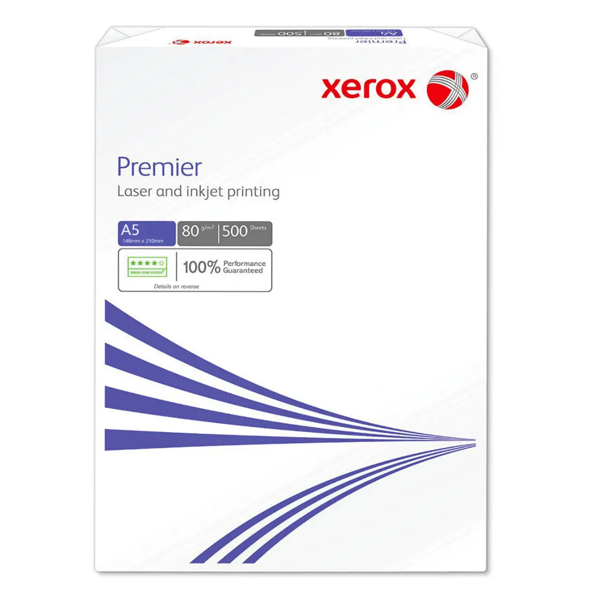 Xerox Premier Laser And Inkjet Printing A5 Paper 80Gsm 500 Sheets 1