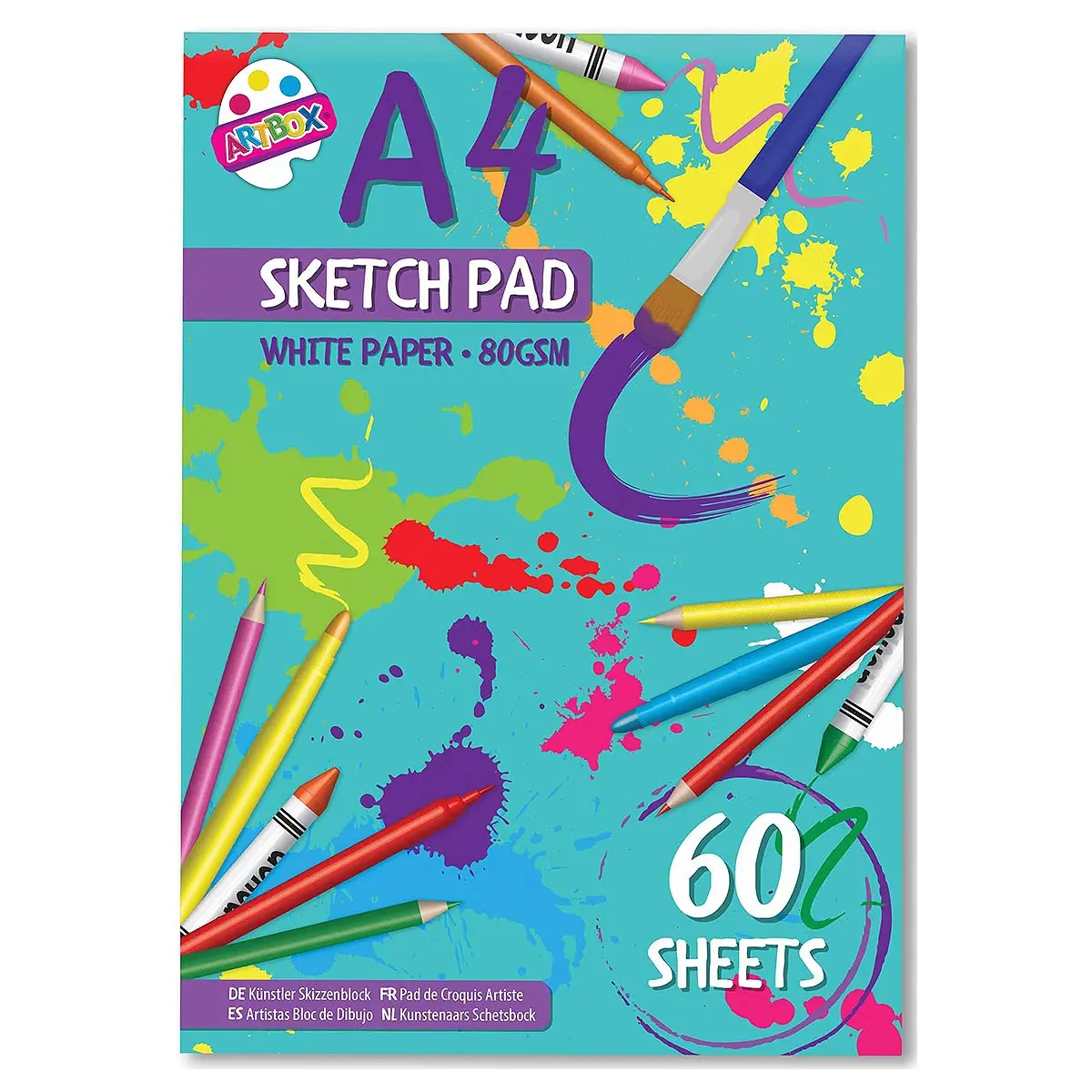 Artbox A4 Sketch Pad 60 Sheets (Styles Vary) 1