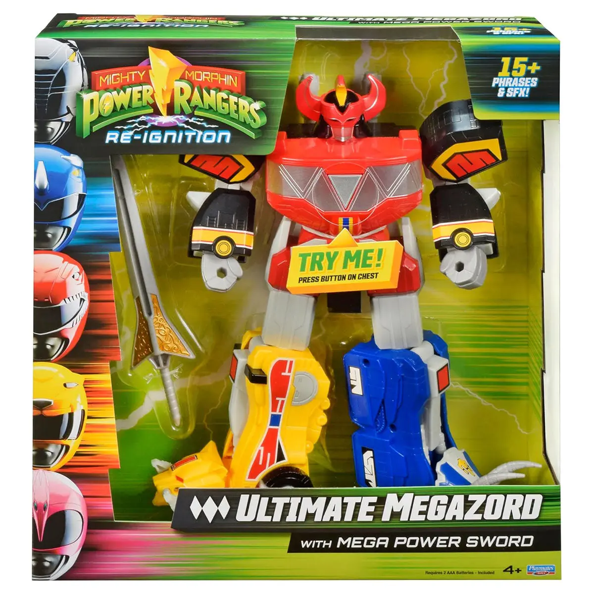 Mighty Morphin Power Rangers Re-Ignition: Ultimate Megazord With Mega Power Sword Figure 1