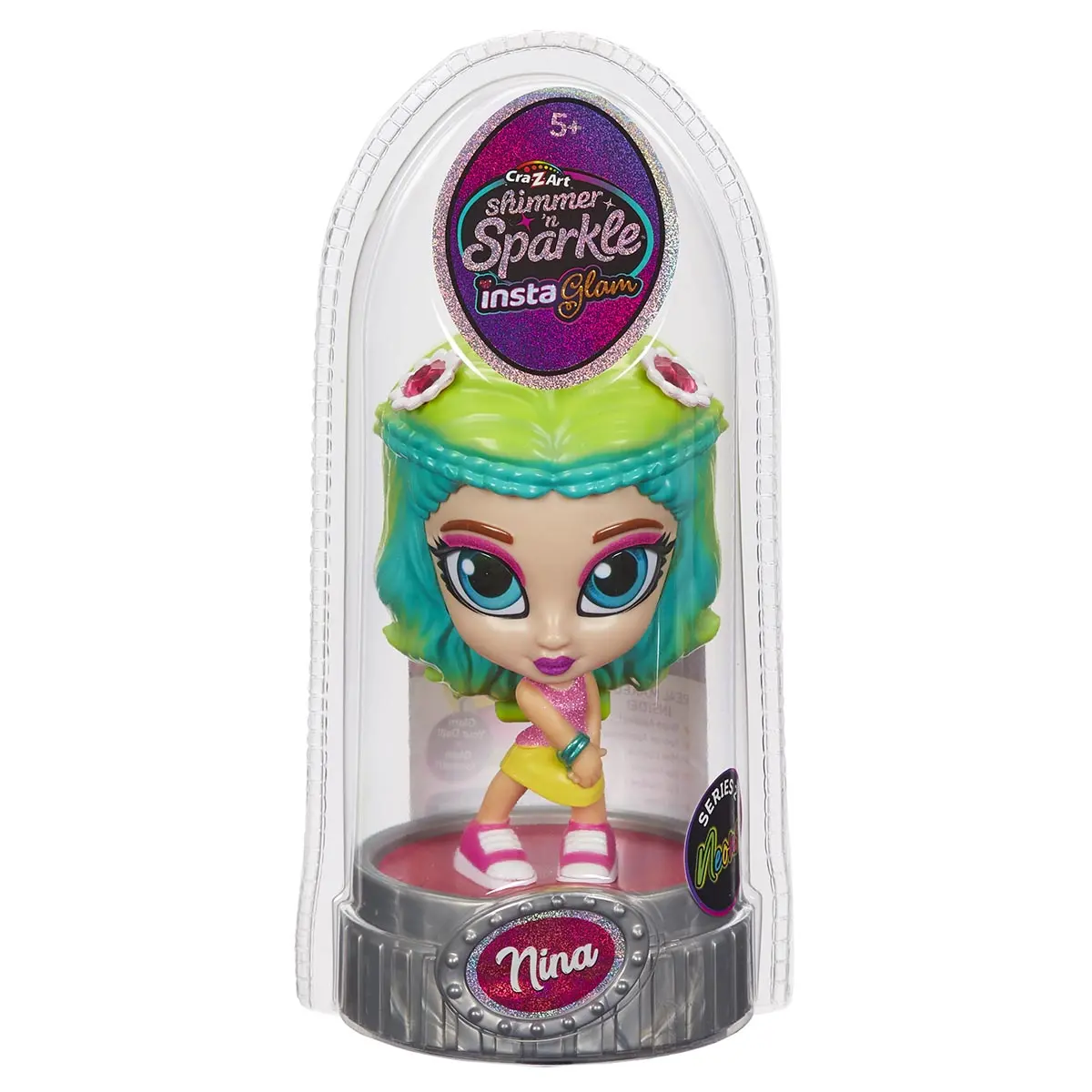 Shimmer 'N Sparkle Instaglam Series 2 Neon Nina Doll 1