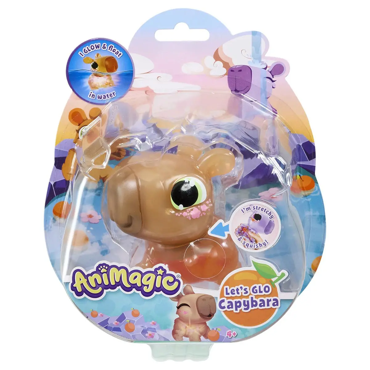 Animagic Let's Go Capybara Brown Interactive Pet 1