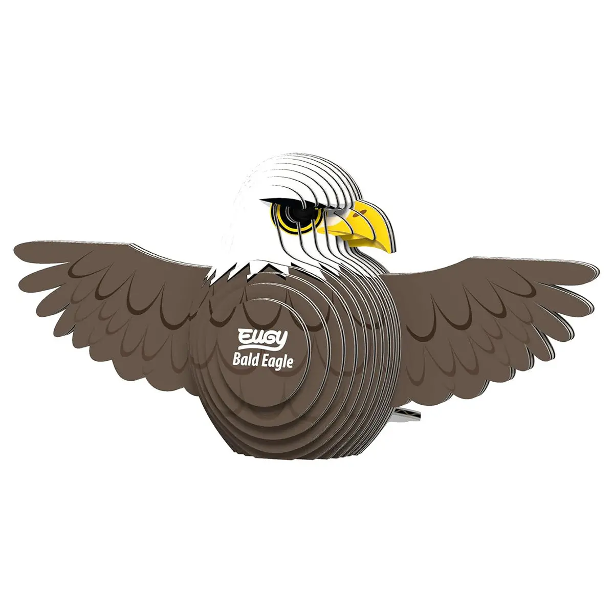 Eugy Bald Eagle 3D Cardboard Model Kit 1