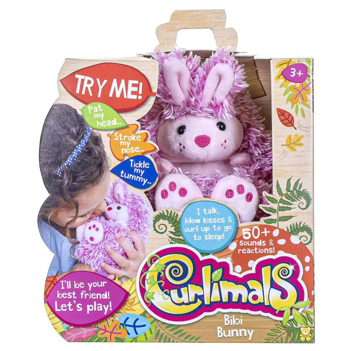 Curlimals Bibi Bunny Interactive Pet 1