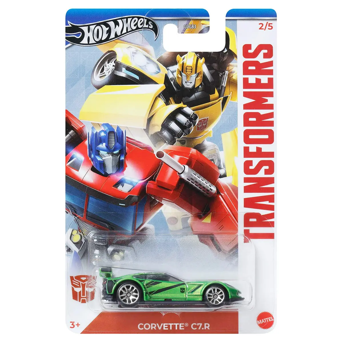 Hot Wheels Entertainment: Transformers Corvette C7.R Car (2/5) 1