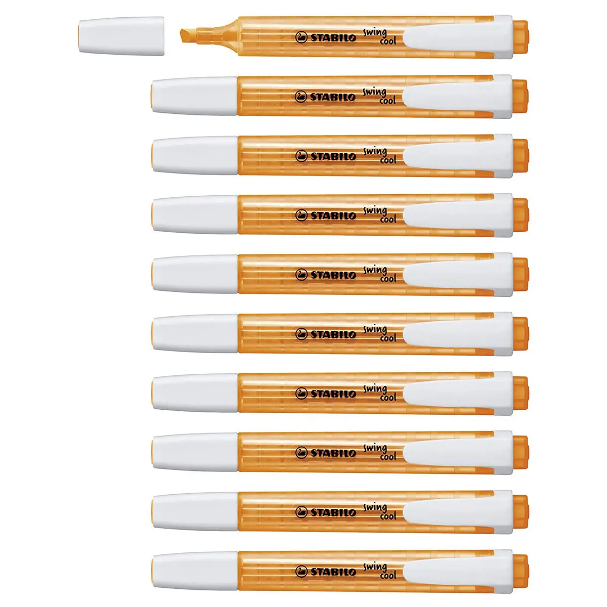 Stabilo Swing Cool Orange Highlighter Box Of 10 1