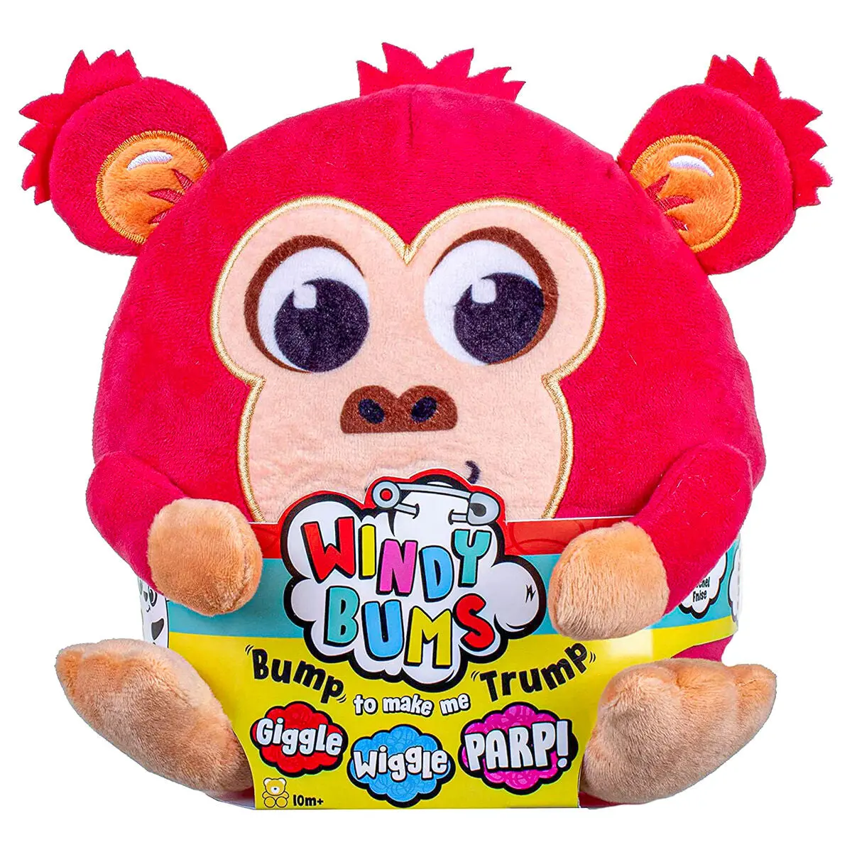 Windy Bums Monkey Farting Soft Toy 1