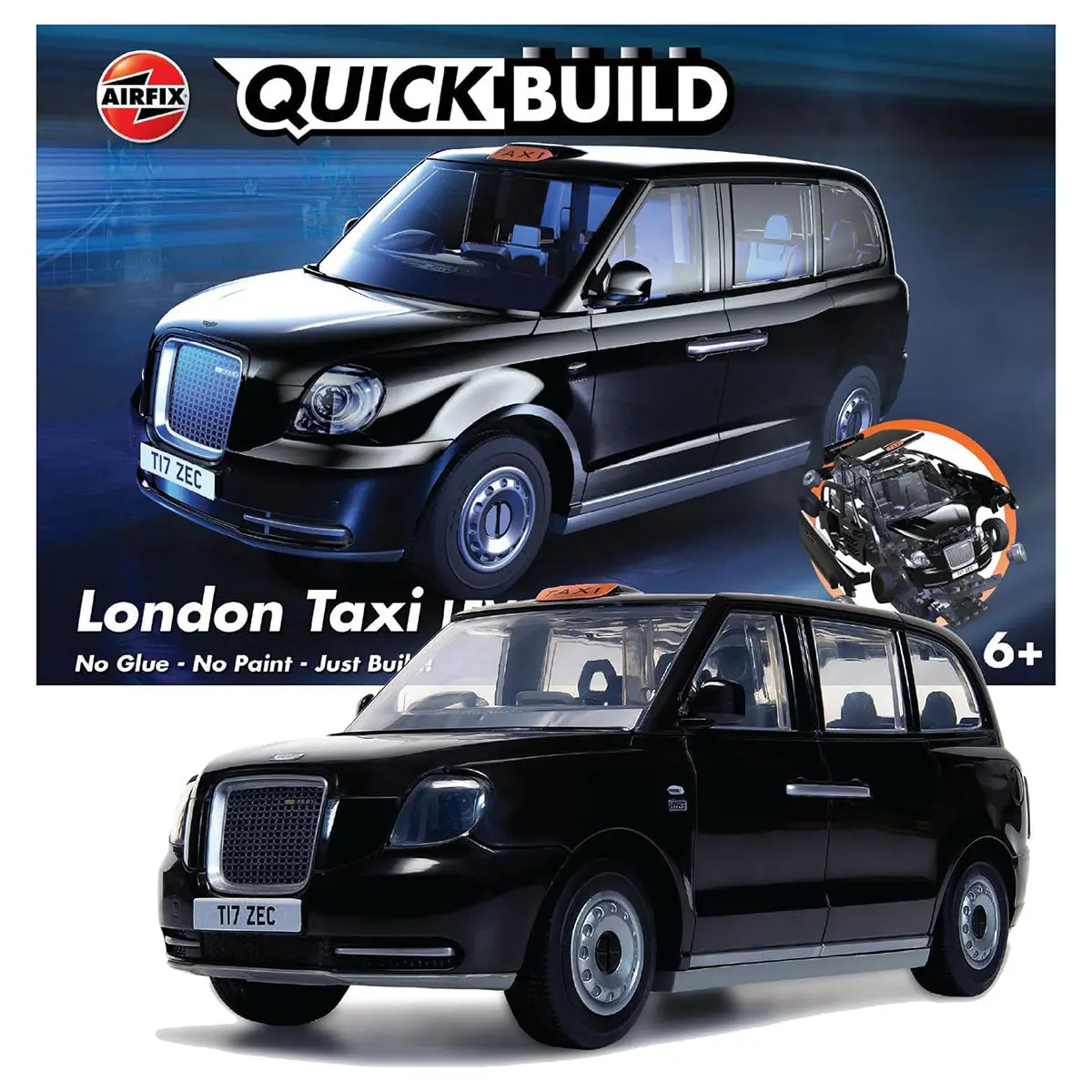 Airfix Quickbuild London Taxi Levc Tx Model Kit 1