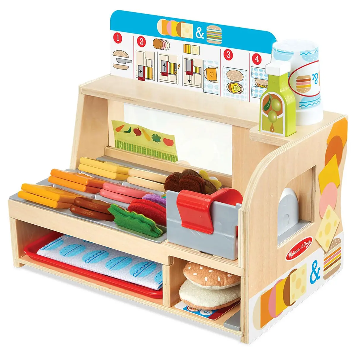 Melissa & Doug Sandwich Counter Playset 2