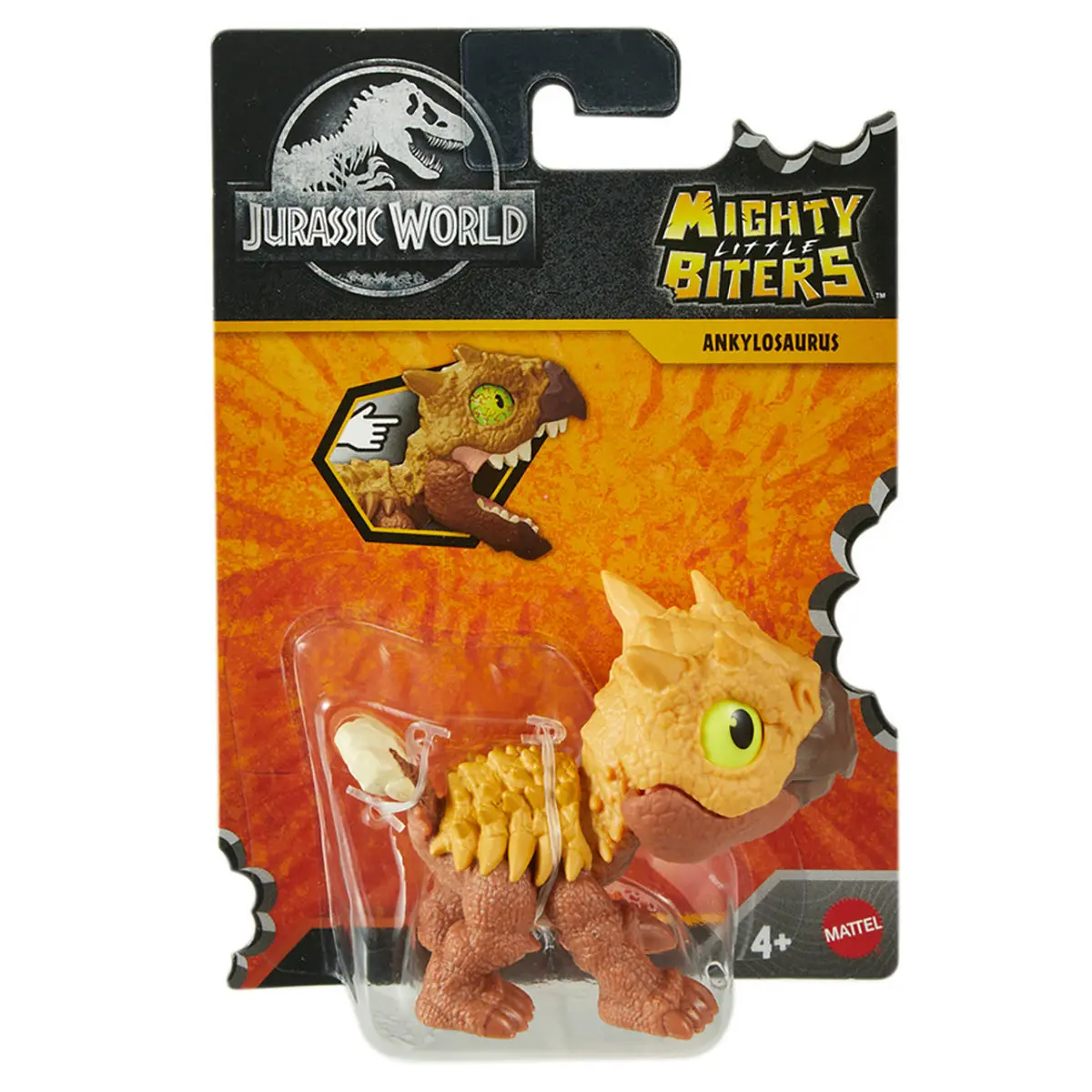 Jurassic World Mighty Little Biters Ankylosaurus Figure 1
