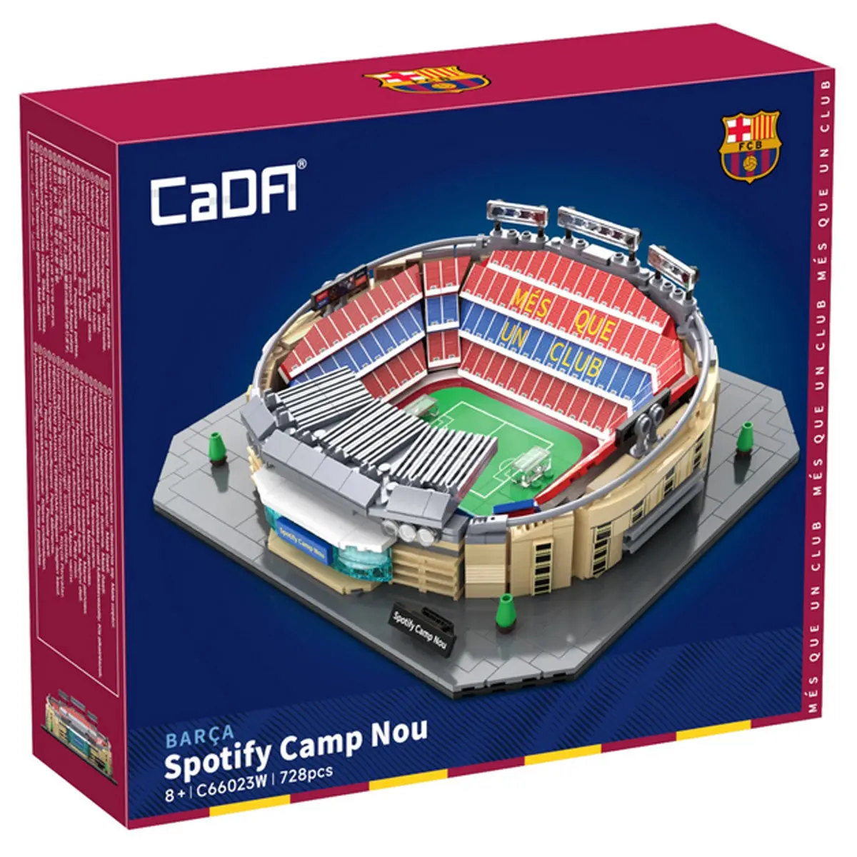 Cada Fc Barcelona Spotify Camp Nou Stadium 728 Piece Building Set 1