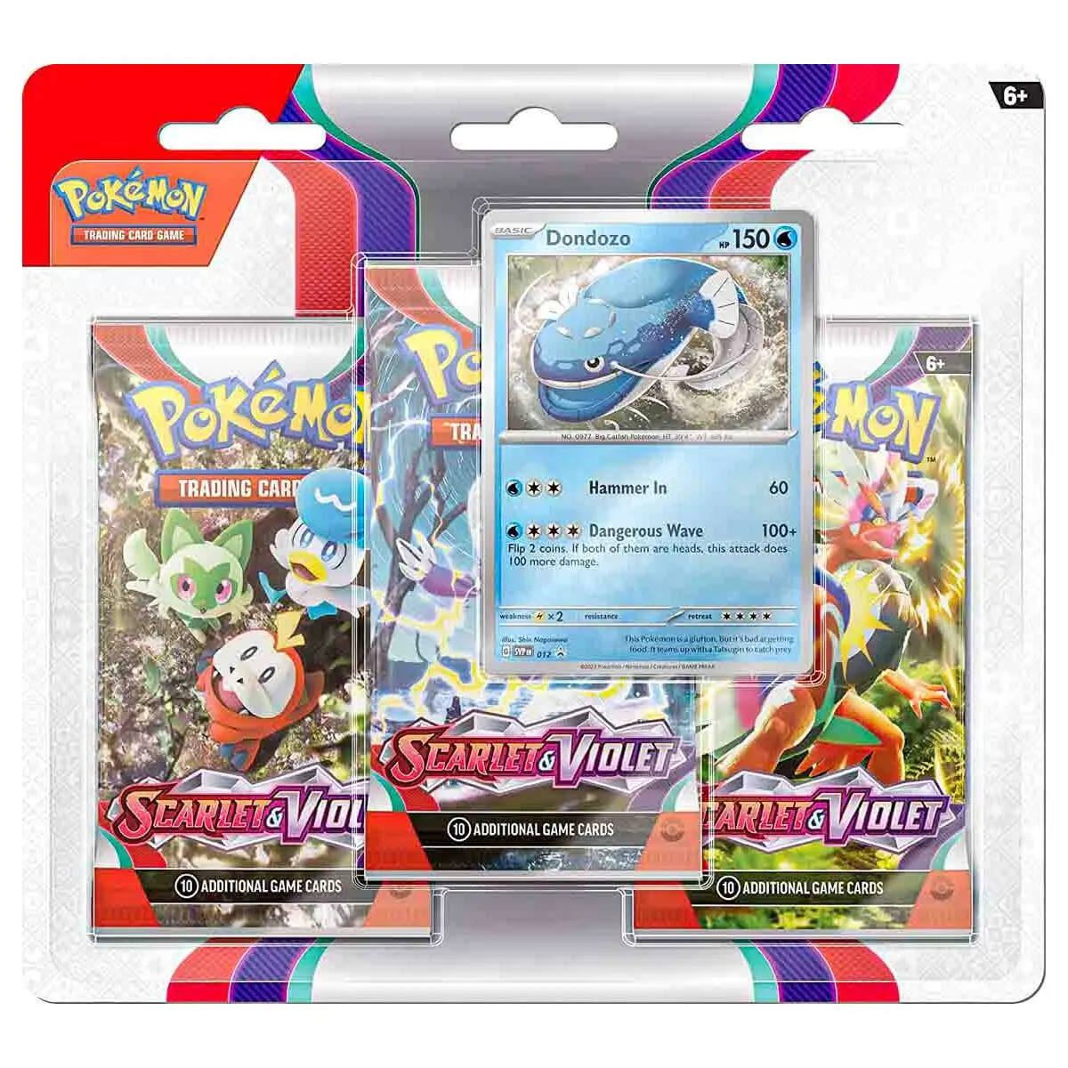 Pokémon Tcg: Scarlet & Violet Booster 3 Pack: Dondozo 1