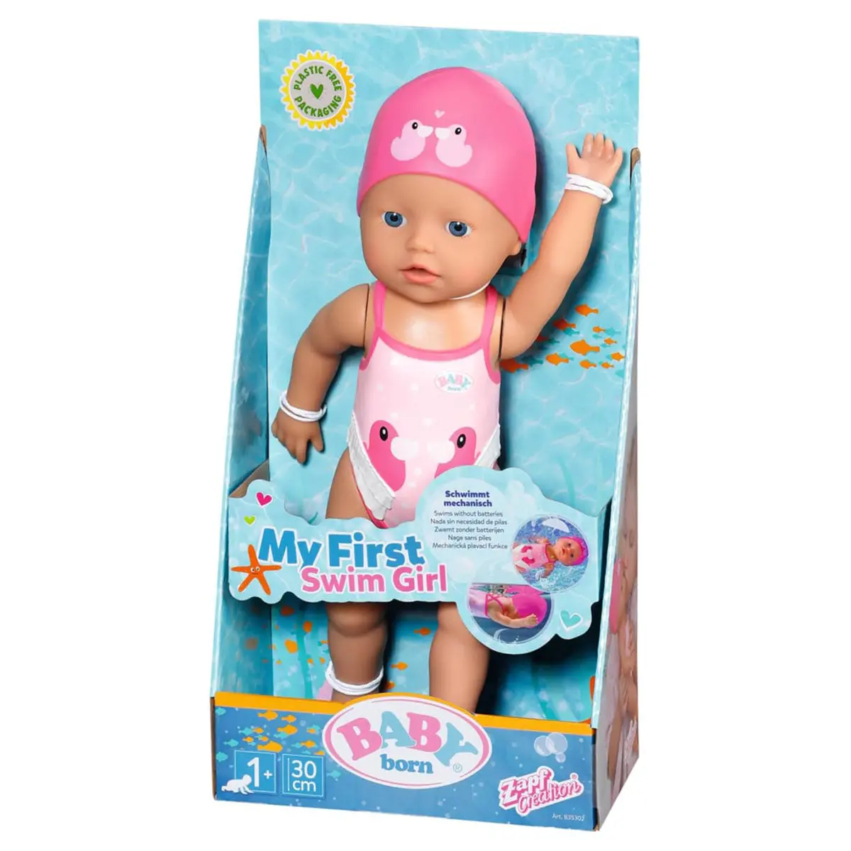 Baby Born My First Swim Girl Lizzie 30Cm Doll 1