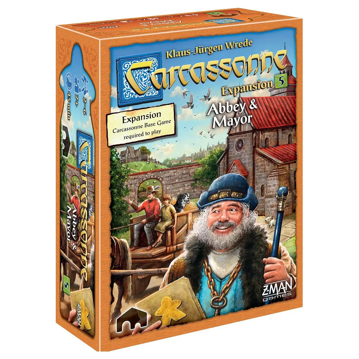 Carcassonne: Abbey & Mayor Expansion 5 Game 1