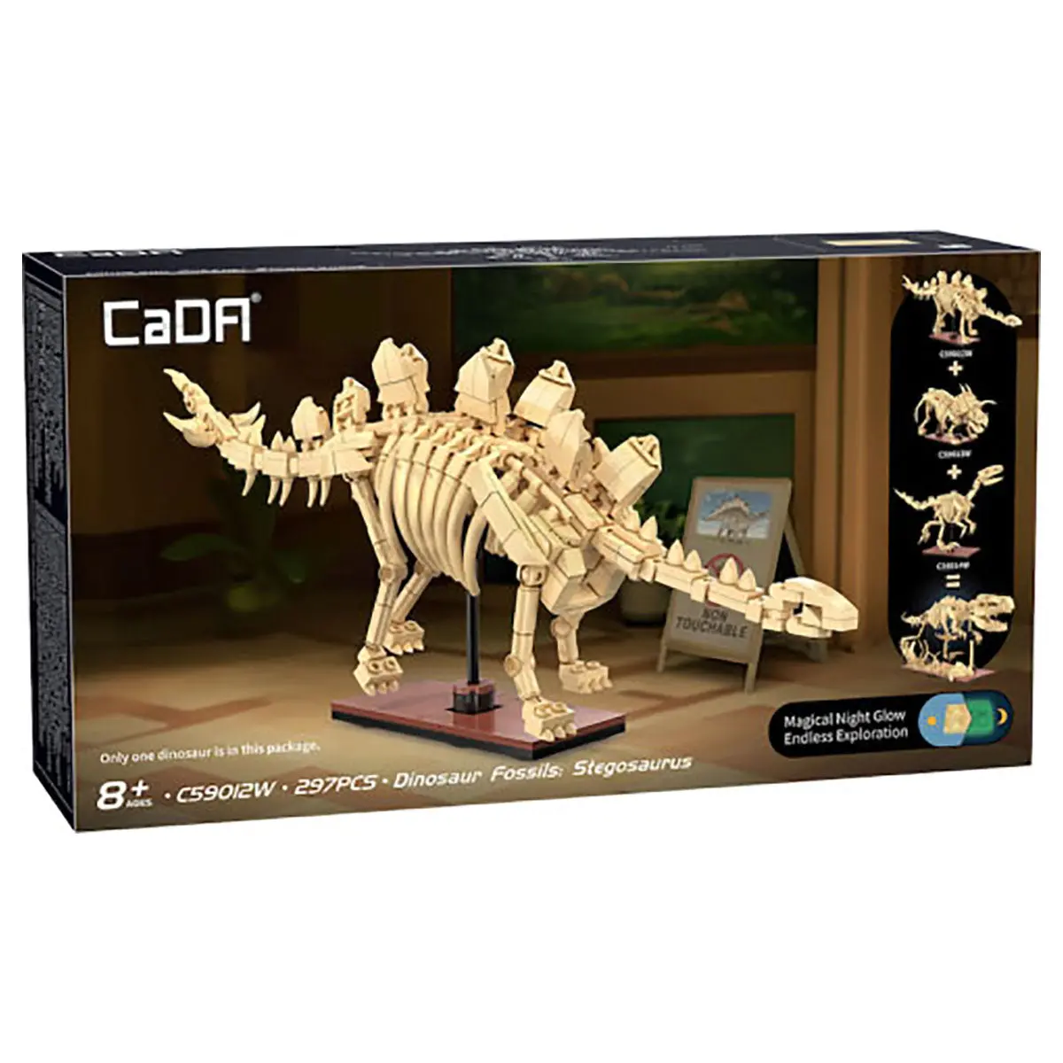Cada Dinosaur Fossils: Stegosaurus Building Set 1