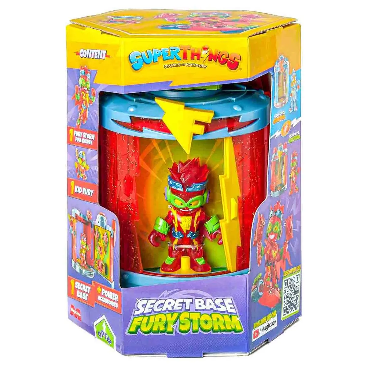 Superthings Rivals Of Kaboom: Secret Base Fury Storm Playset 1