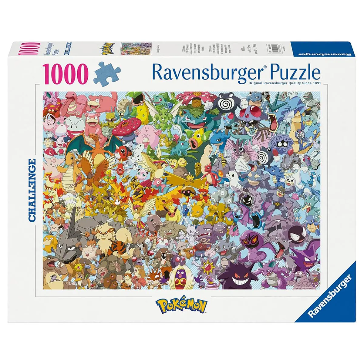 Ravensburger Pokémon Challenge 1000 Piece Jigsaw Puzzle 1
