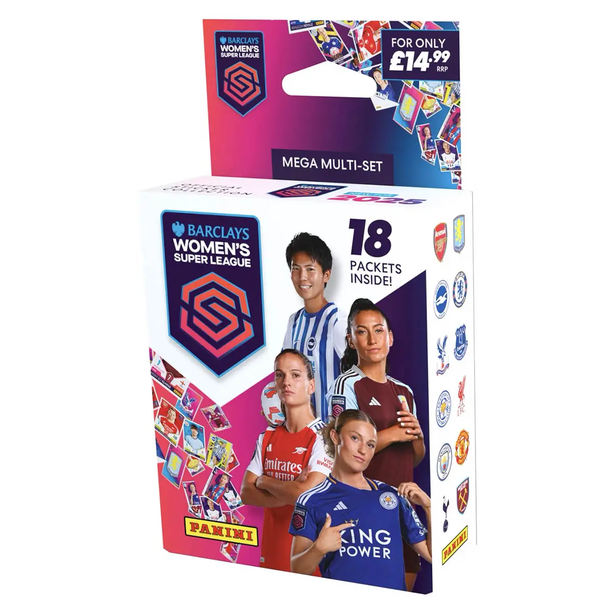 Panini Barclays Women's Super League 2024/25 Official Sticker Collection Mega Multi-Set 1