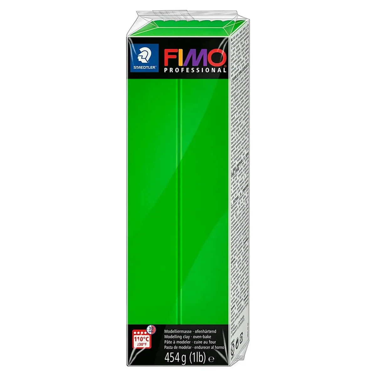 Staedtler Fimo Professional Oven-Bake Modelling Clay Sap Green 454G 1