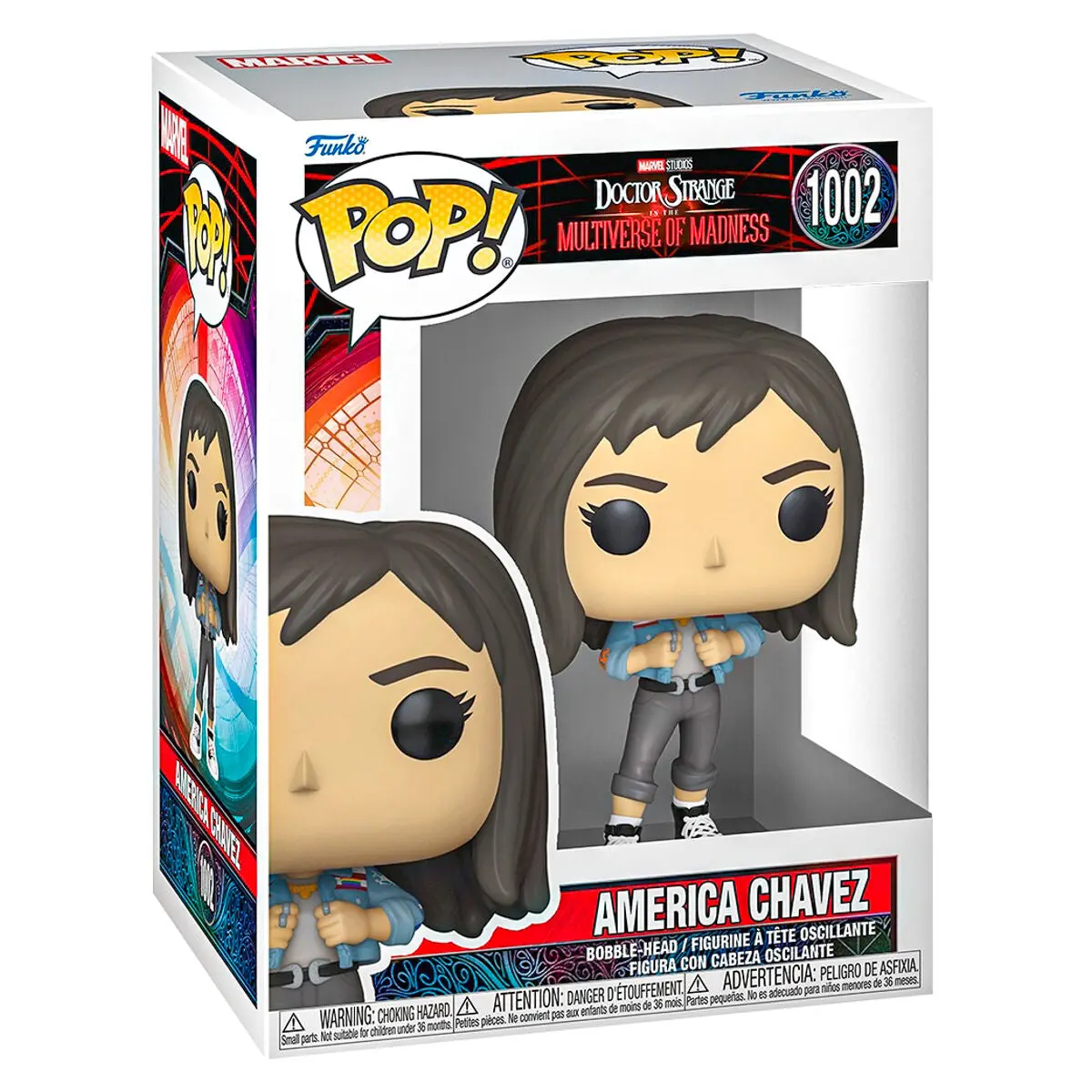 Funko Pop! Marvel Doctor Strange In The Multiverse Of Madness: America Chavez Bobble-Head Figure #1002 1