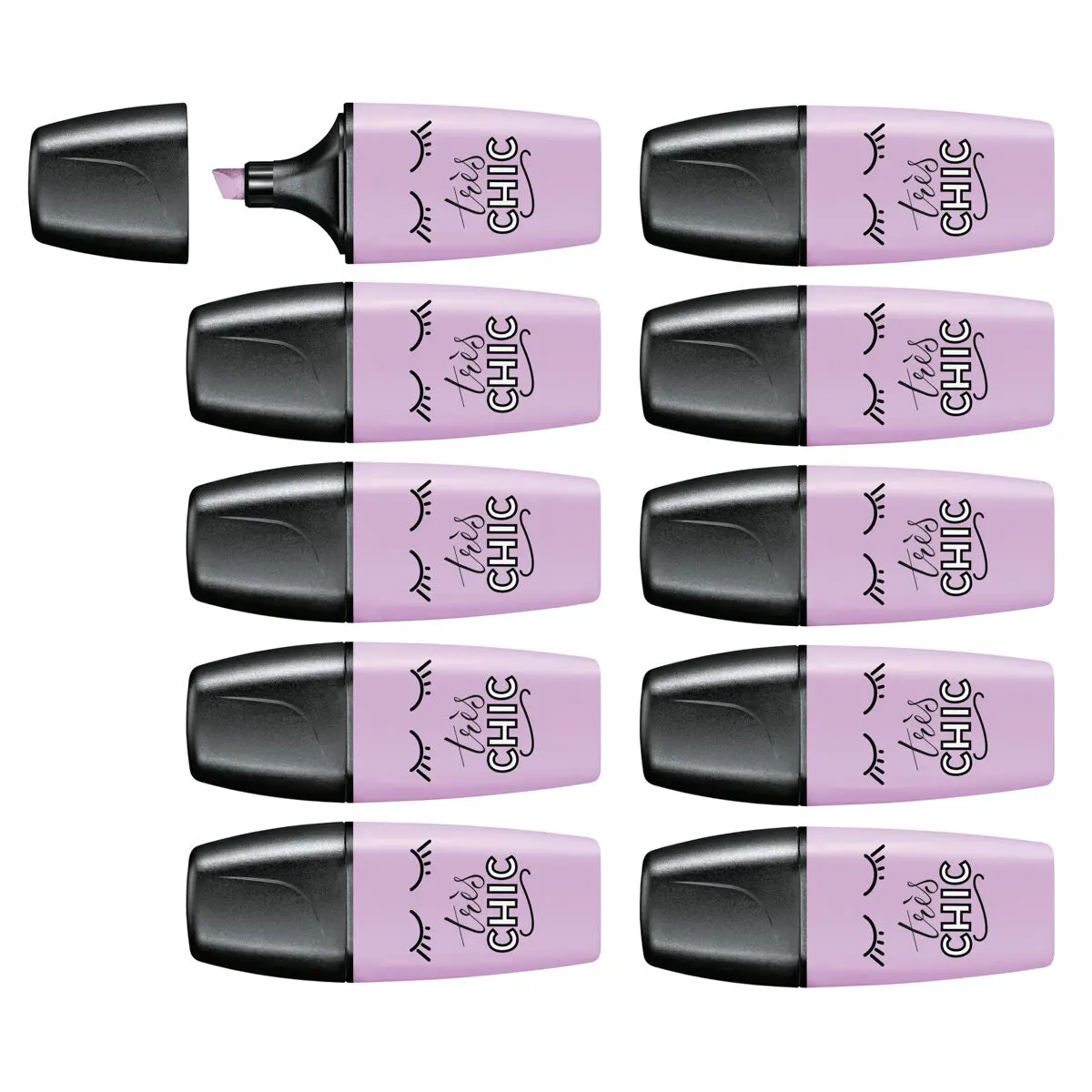 Stabilo Boss Mini Pastellove Lilac Haze Highlighter Box Of 10 1