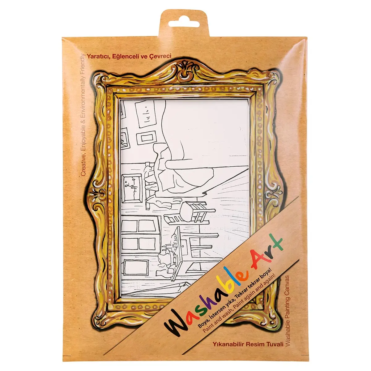 Washable Art Vincent Van Gogh 'Room At Arles' Colouring Protective Mat 1