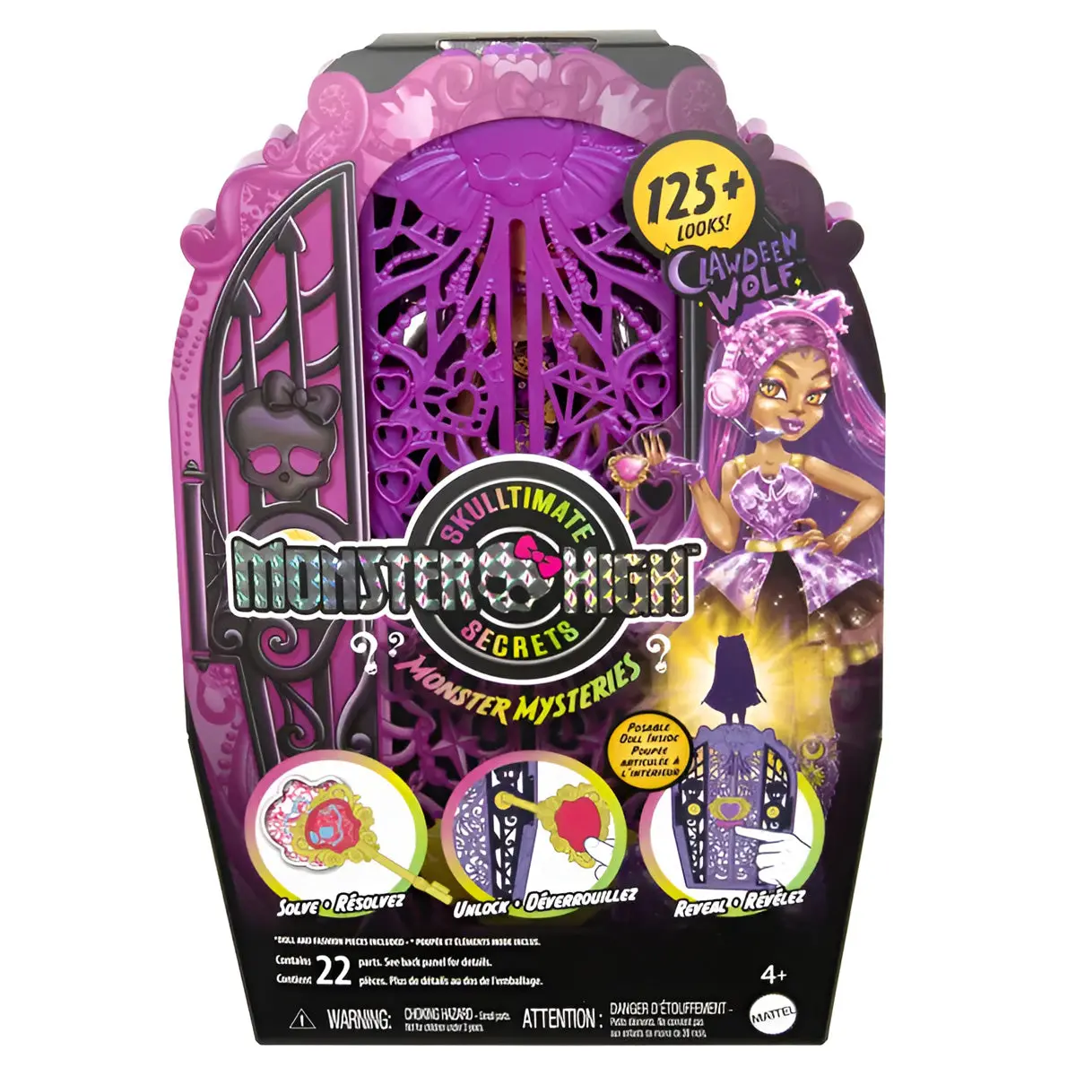 Monster High Skulltimate Secrets Series 4 Mystery Monsters Clawdeen Wolf Doll 1