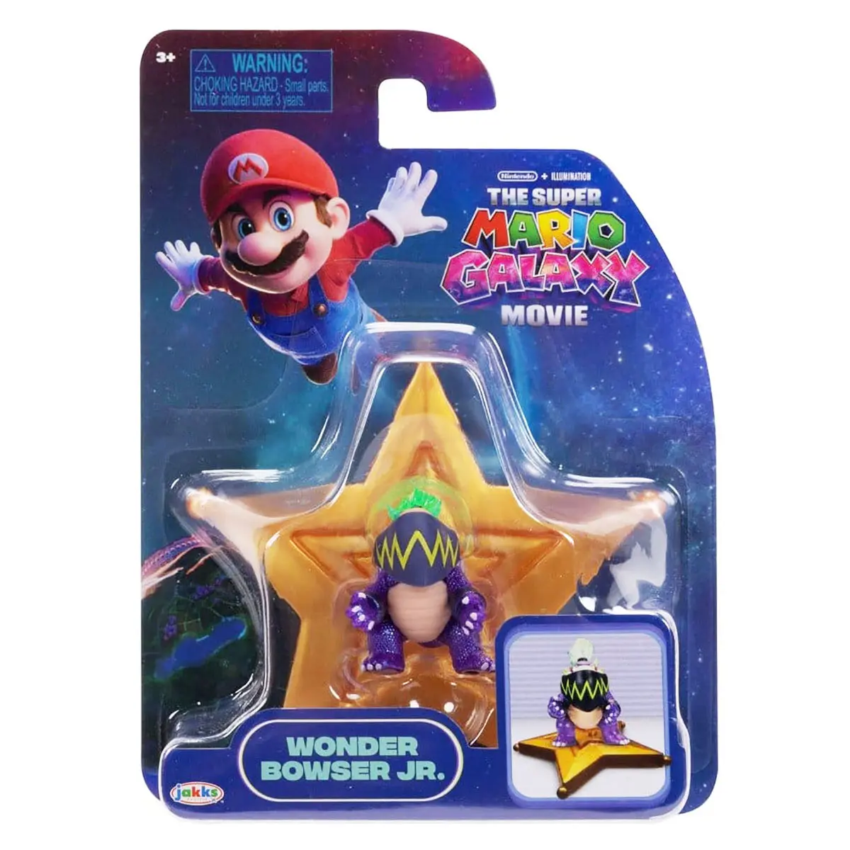 The Super Mario Galaxy Movie: Wonder Bowser Jr. Mini Figure With Star Launcher 1