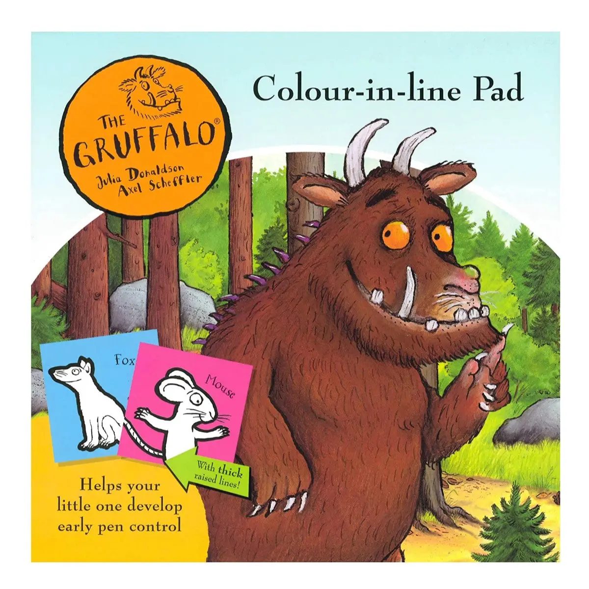 The Gruffalo Colour-In-Line Pad 1