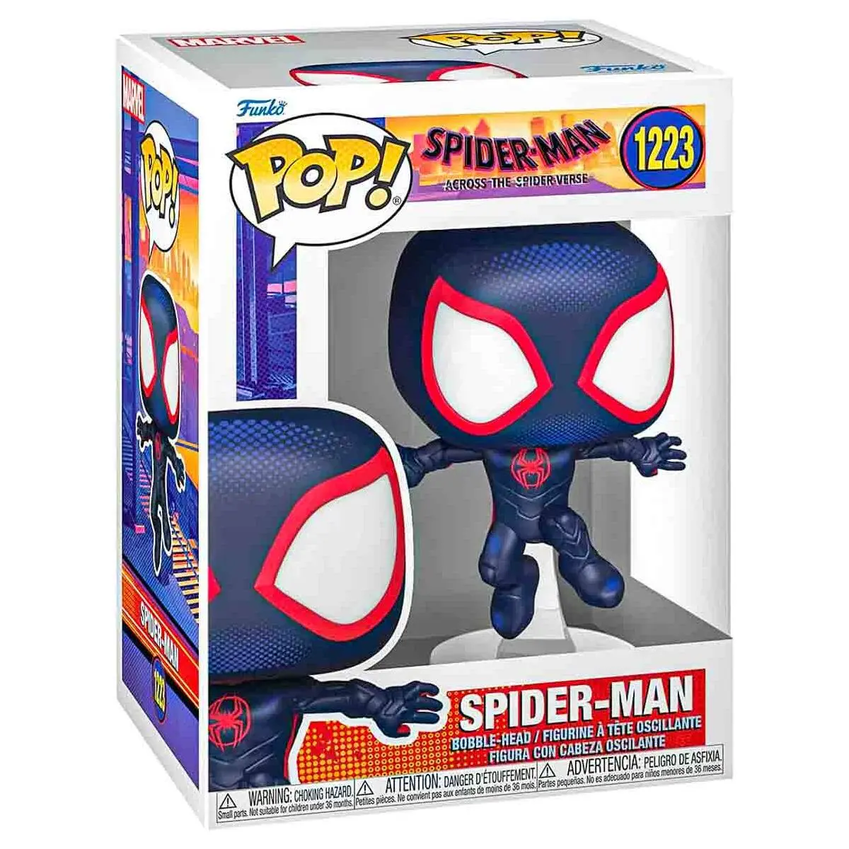 Funko Pop! Spider-Man Across The Spider-Verse: Spider-Man Bobble-Head Figure #1223 1