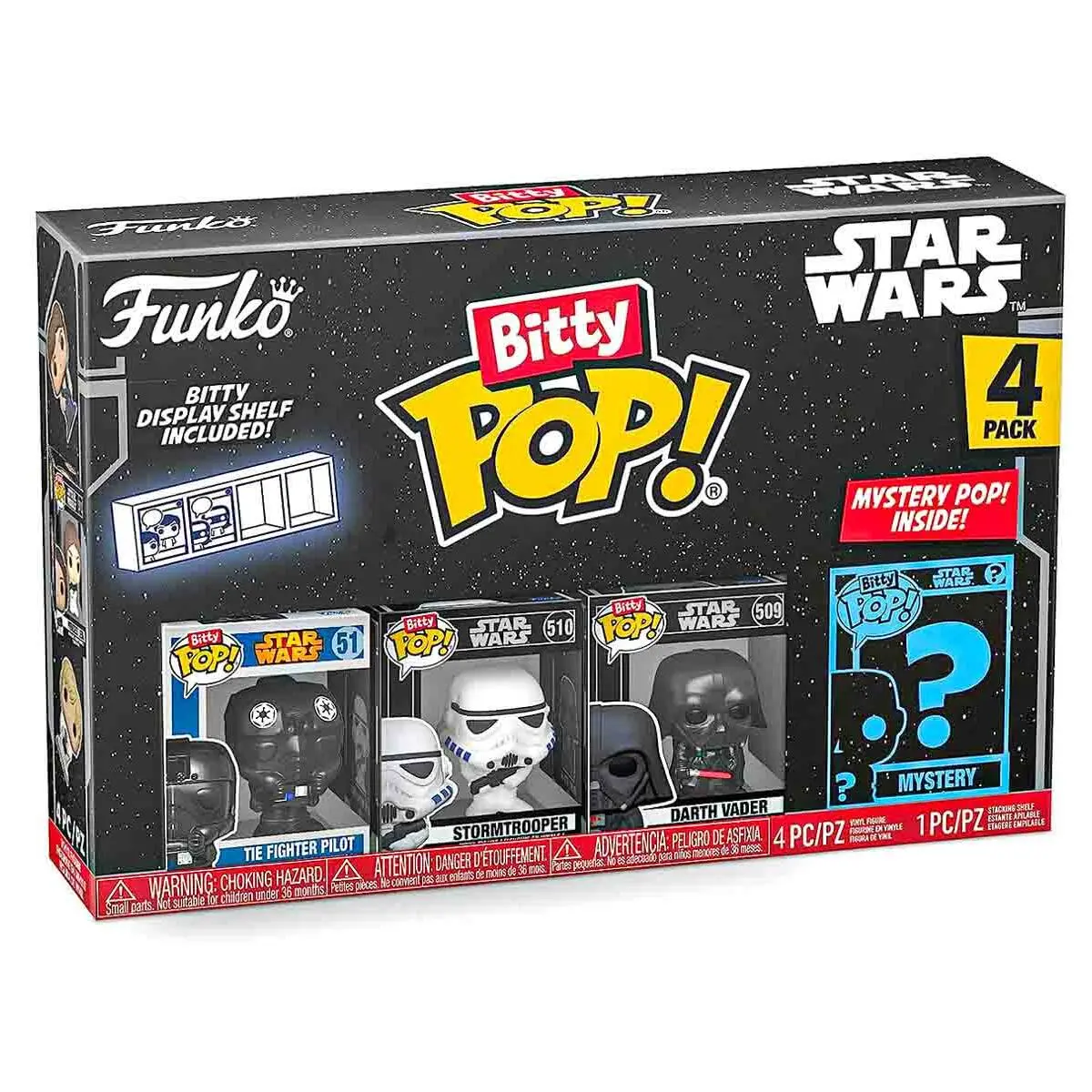 Funko Bitty Pop! Star Wars Mini Figures Series 4  (4 Pack) 1