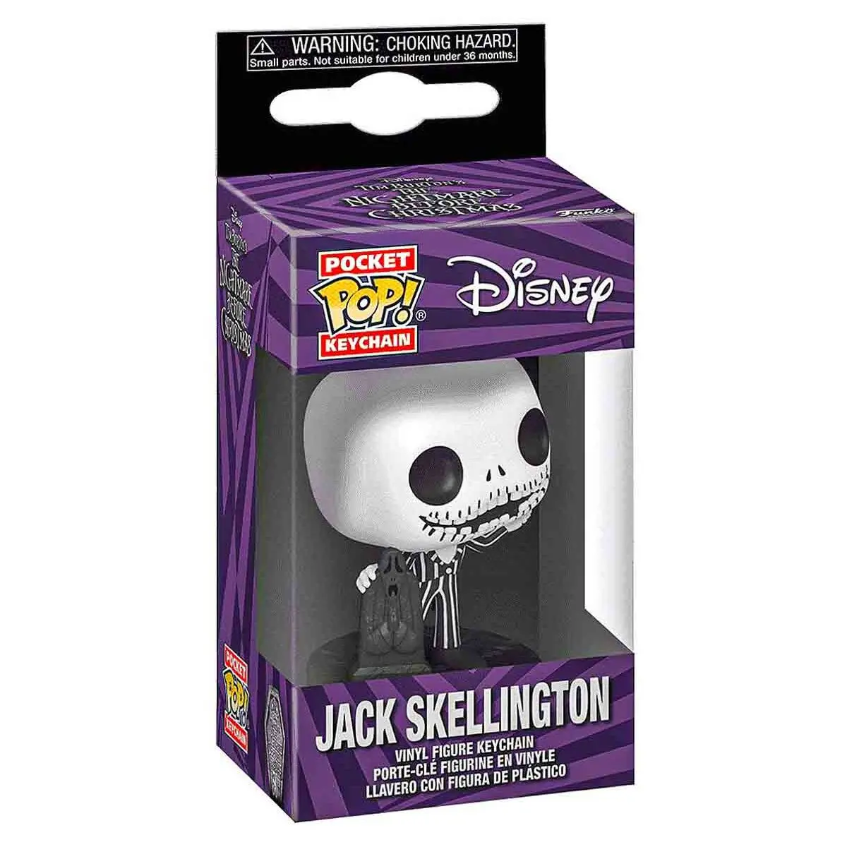 Funko Pop! Pocket Keychain: Disney: The Nightmare Before Christmas 30Th Anniversary: Jack Skellington (Gravestone) Vinyl Figure 1