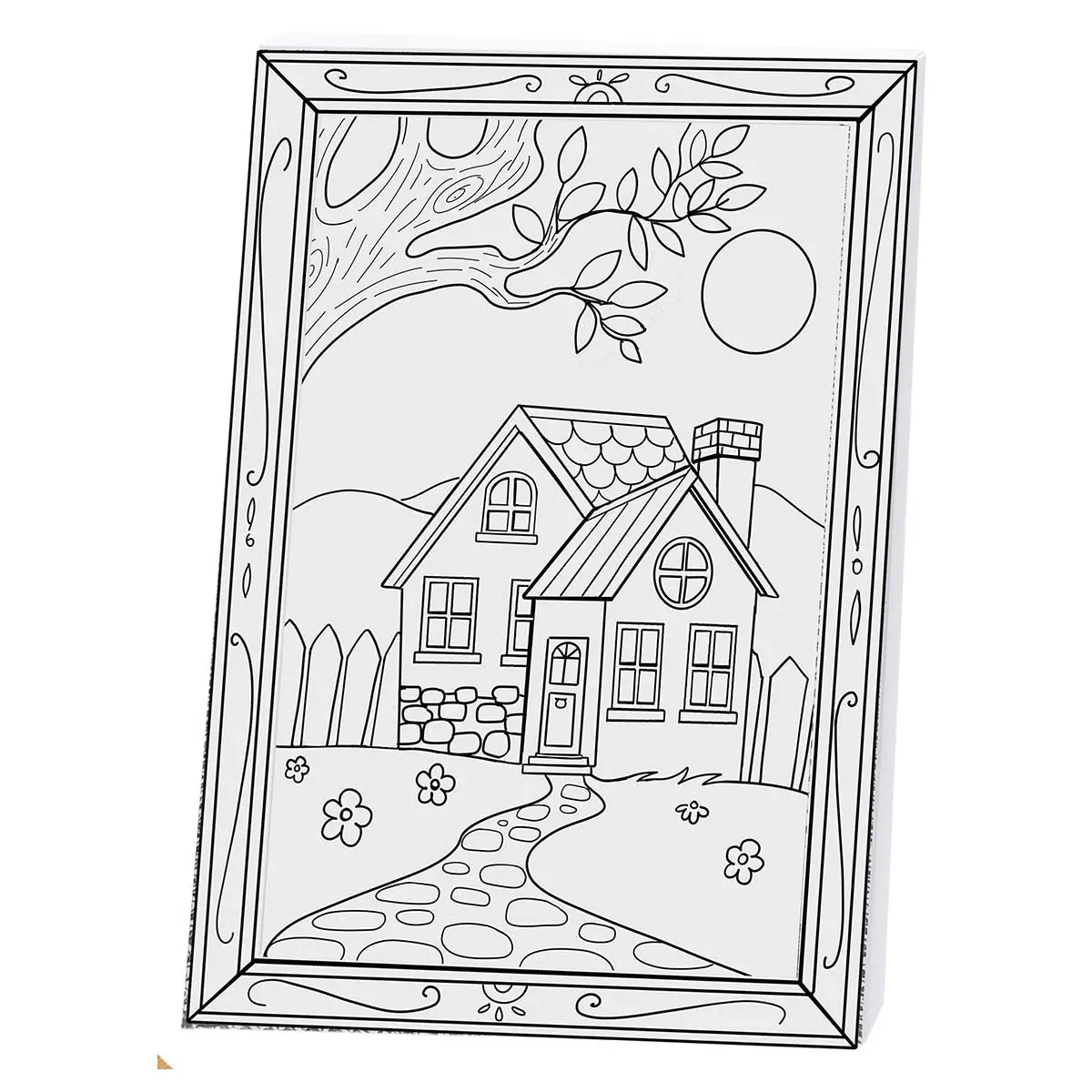 Washable Art My Sweet Home Colouring Protective Mat 2